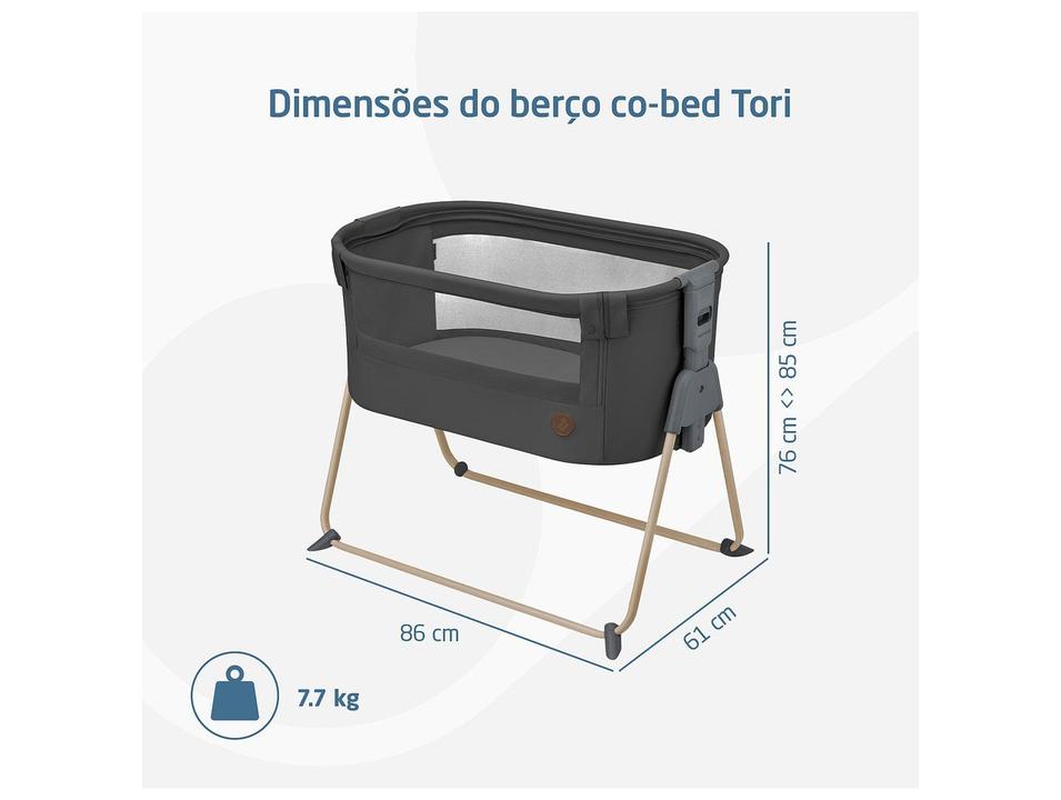 Berço Portátil Maxi-Cosi Tori com Colchão até 9kg - 10