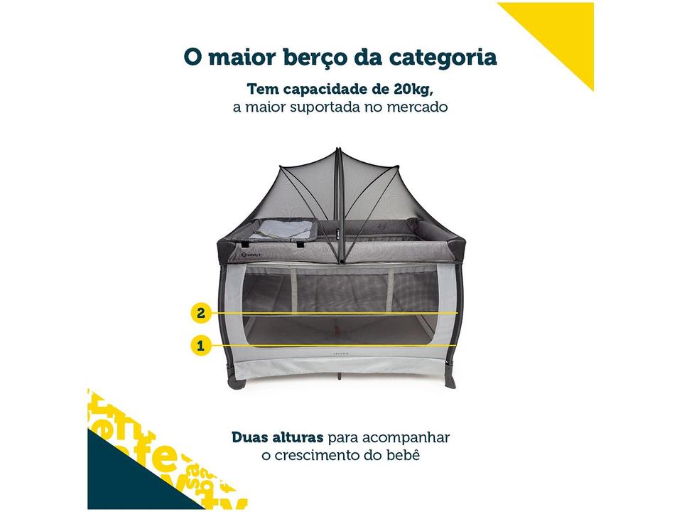 Berço Portátil Safety 1st Falcon com Mosquiteiro até 20kg - 3