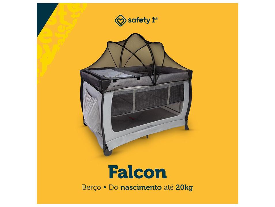 Berço Portátil Safety 1st Falcon com Mosquiteiro até 20kg - 1