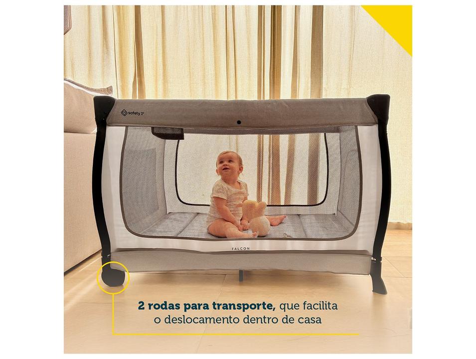 Berço Portátil Safety 1st Falcon com Mosquiteiro até 20kg - 9