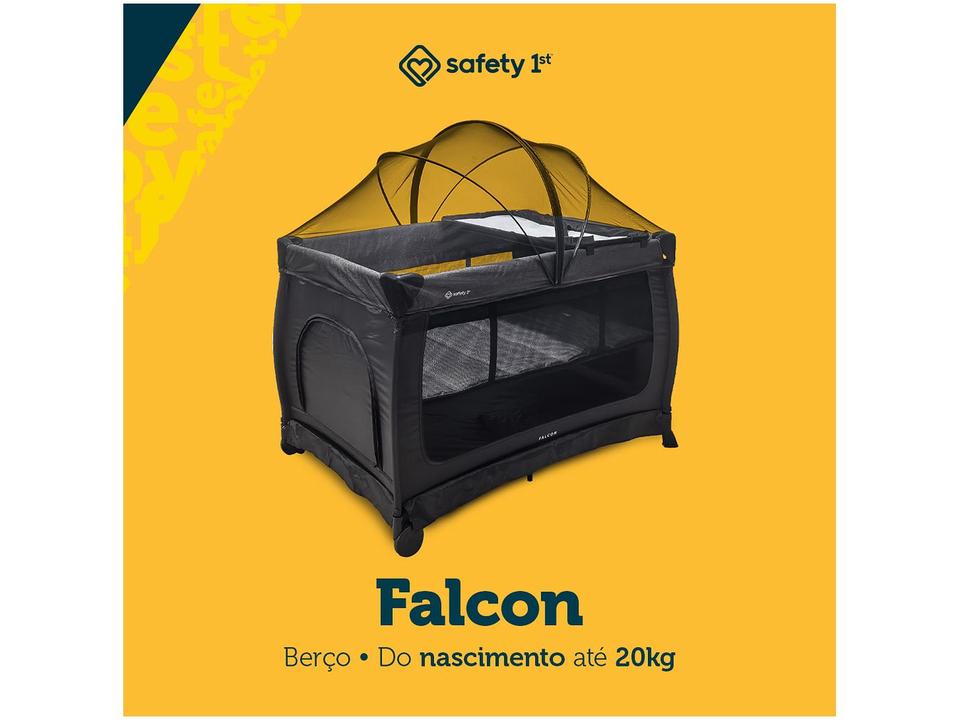 Berço Portátil Safety 1st Falcon com Mosquiteiro até 20kg - 1