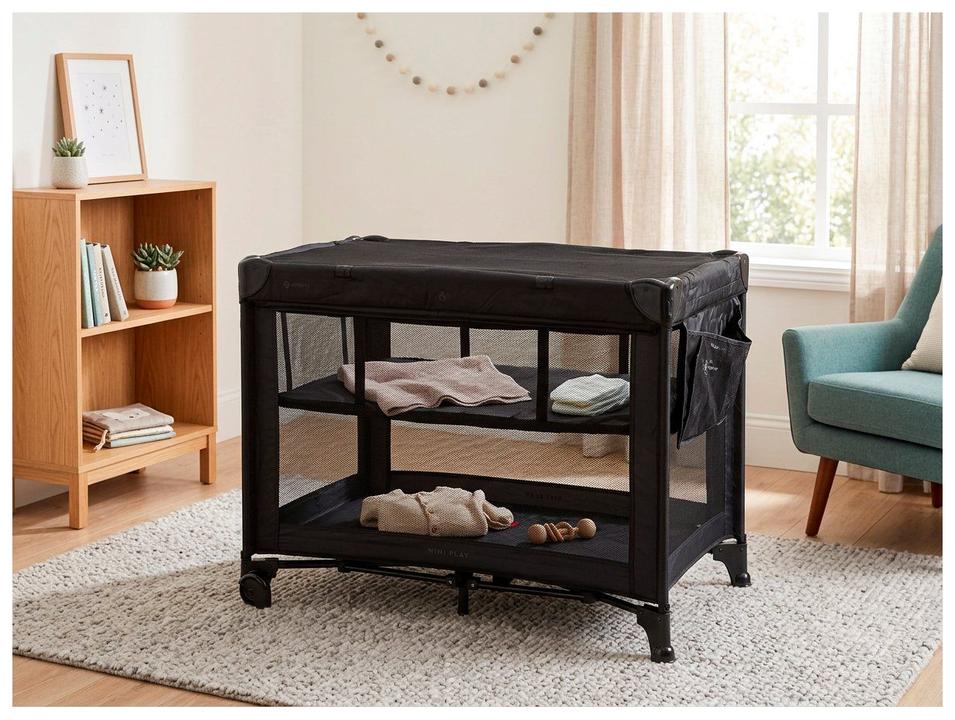 Berço Portátil Safety 1st Mini Play até 15kg Preto - 13