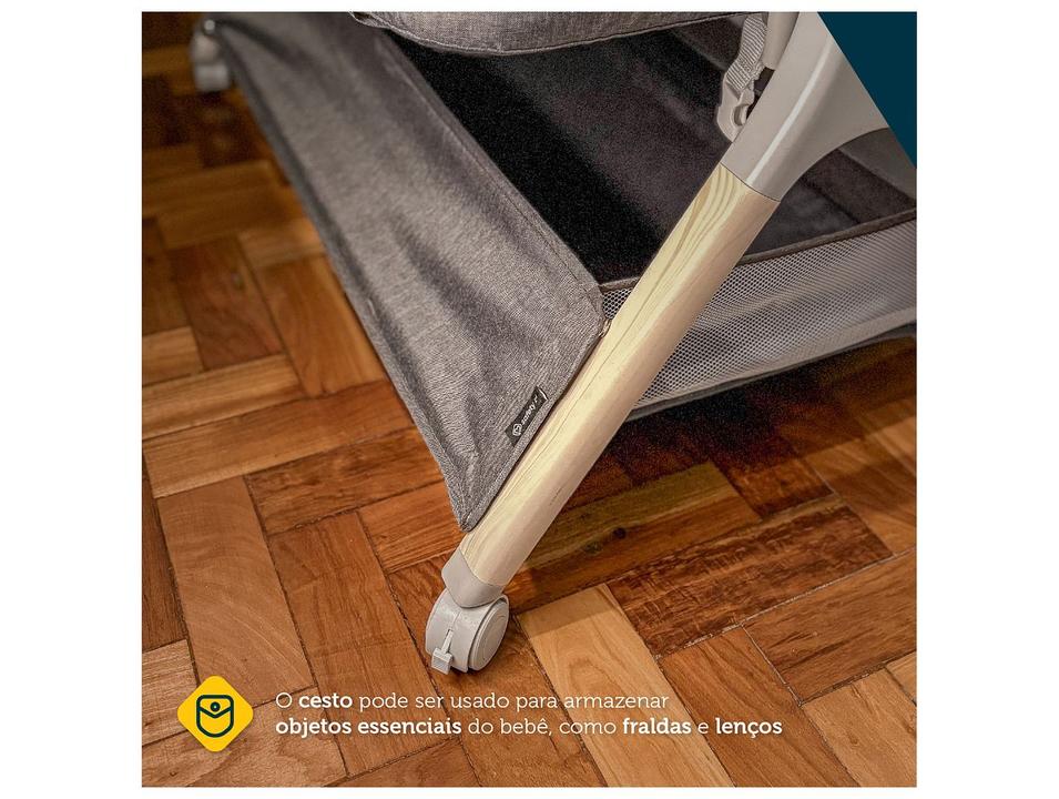 Berço Portátil Safety 1st Palace com Mosquiteiro 0 a 9kg Cinza - 8