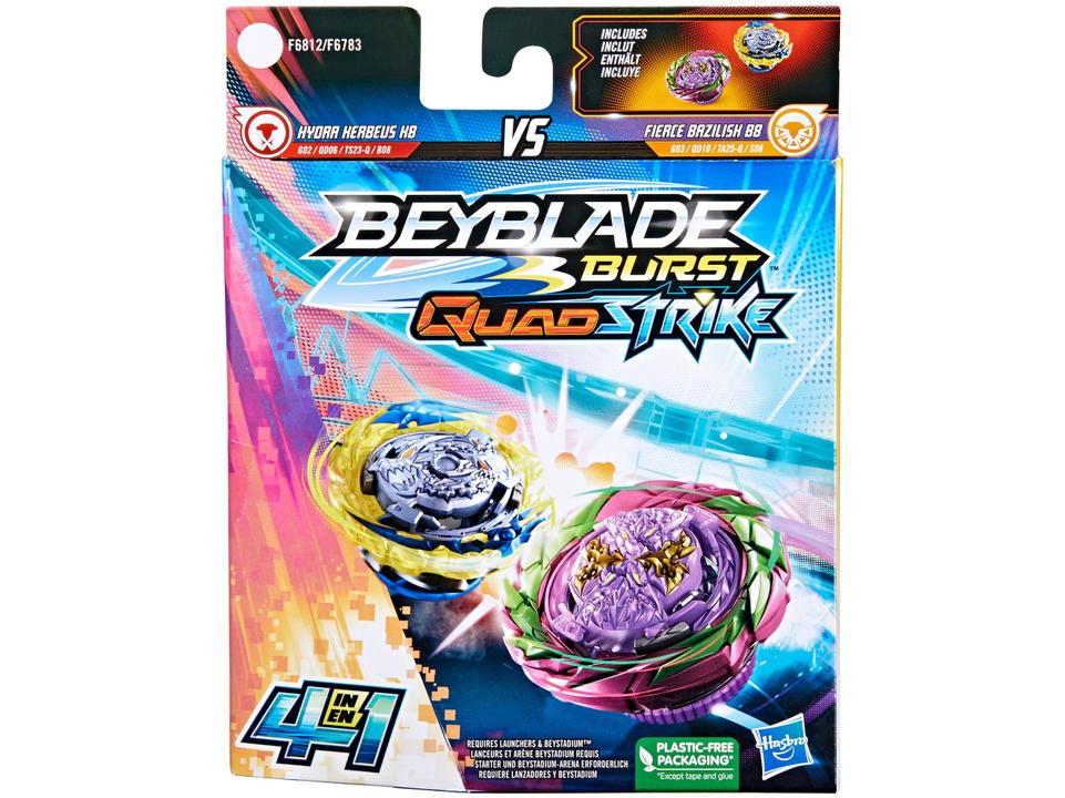 Beyblade Hasbro Burst Fierce Bazilisk B8 e Hydra - 1