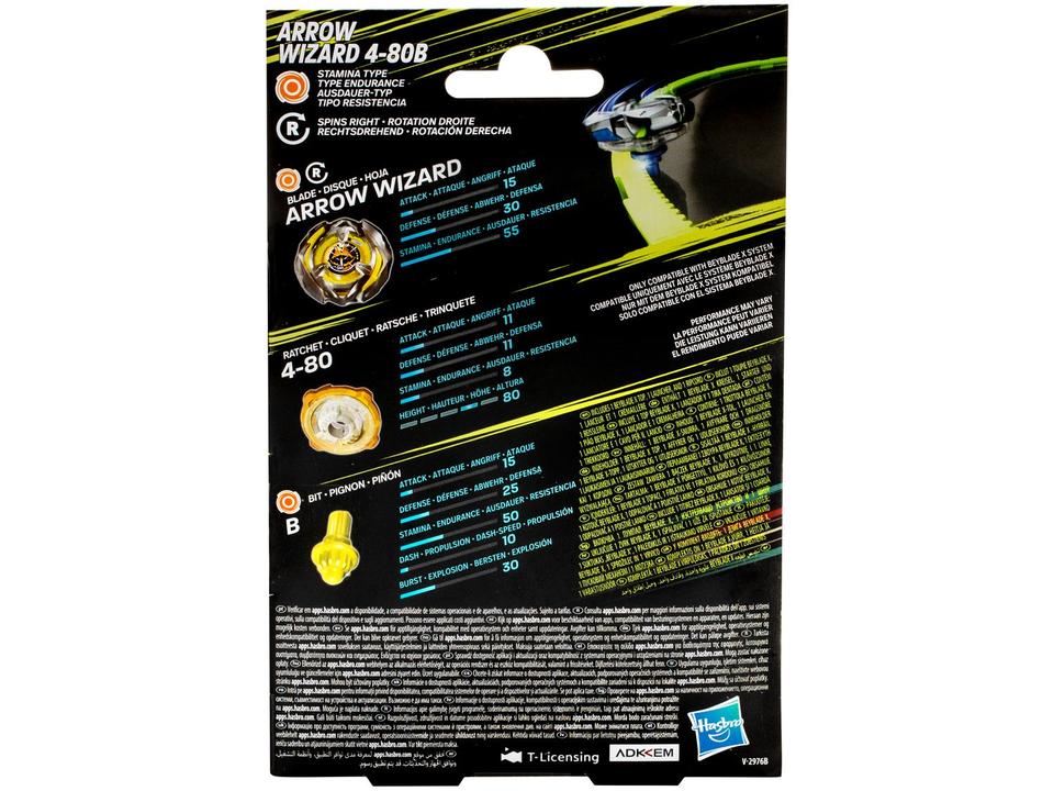 Beyblade Hasbro X Arrow Wizard 4-80B - 4