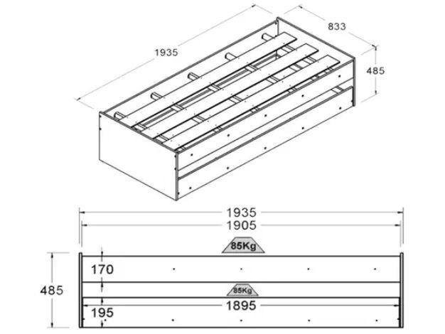 Bicama Solteiro Politorno - 4