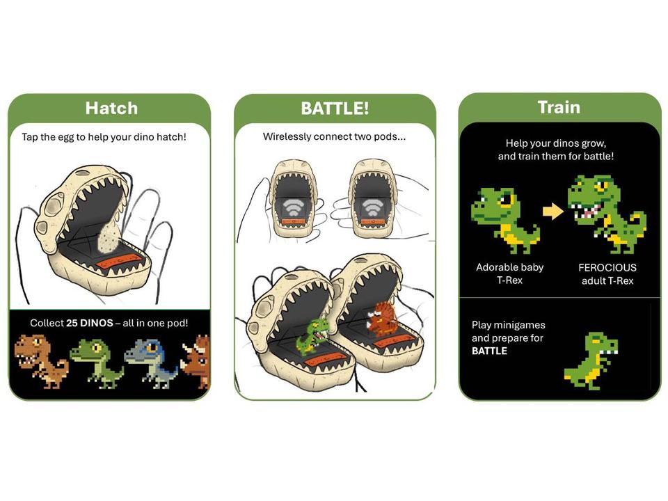 Bichinho Virtual Jurassic World Bitzee Emite Som - 2
