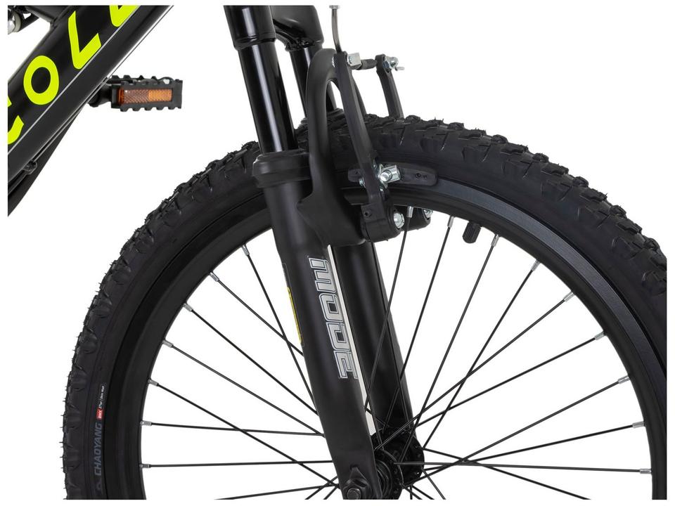 Bicicleta Aro 20 Colli GPS Freio V Brake Aço Carbono Suspensão Dupla - 11