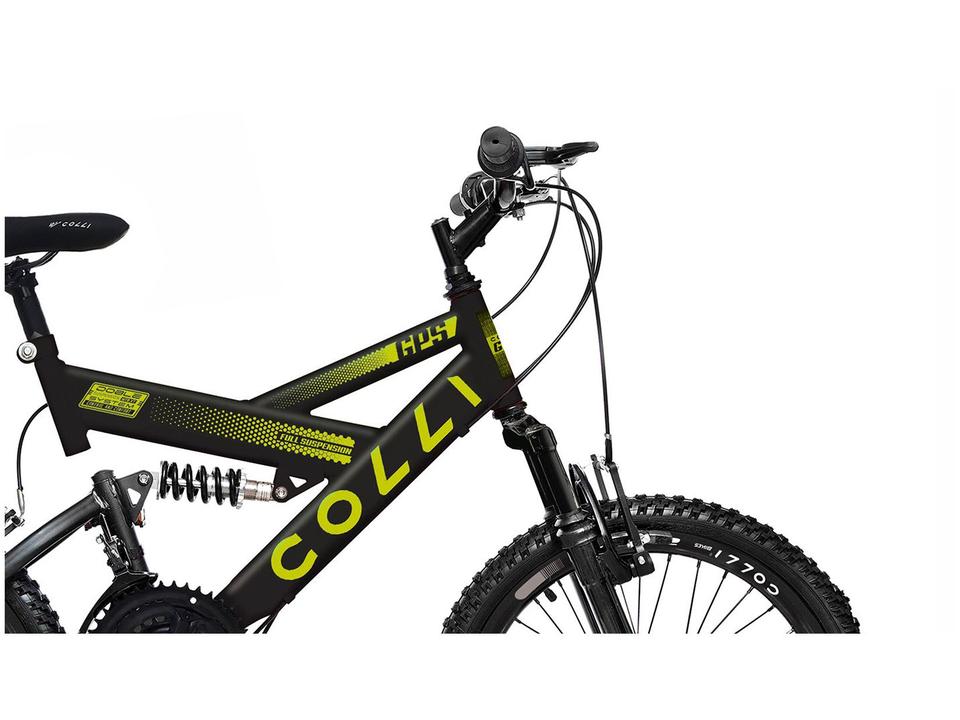 Bicicleta Aro 20" Colli GPS Freio V-Brake de Aço Carbono Suspensão Dupla - 2