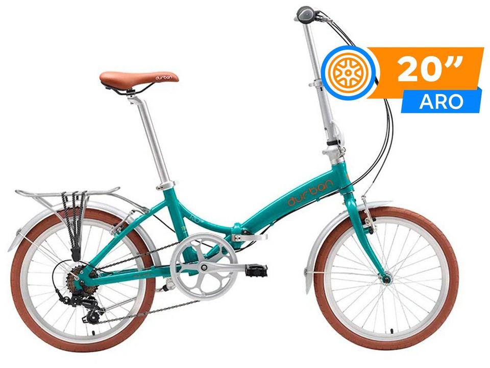 Bicicleta Aro 20 Dobrável Durban Rio Aço - 1