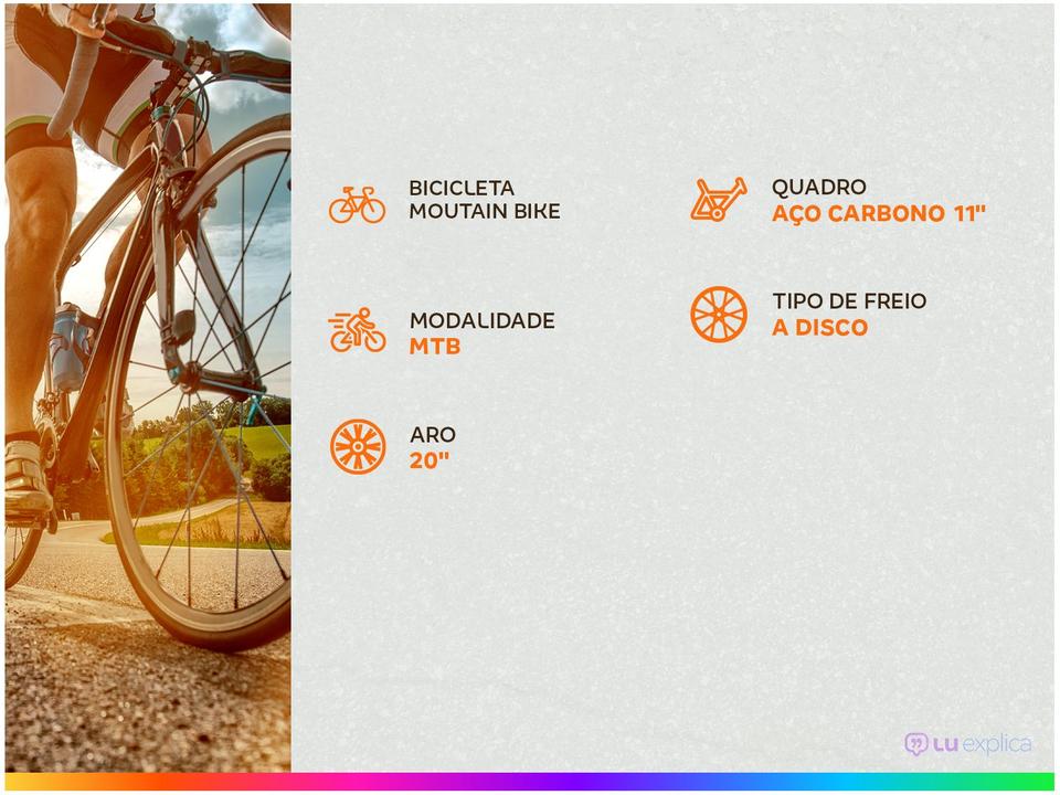 Bicicleta Aro 20" TK3 Track Rittual Aço carbono - 2