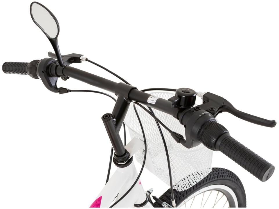 Bicicleta Aro 24 Infantil Caloi Ceci Branca 21 Marchas - 3