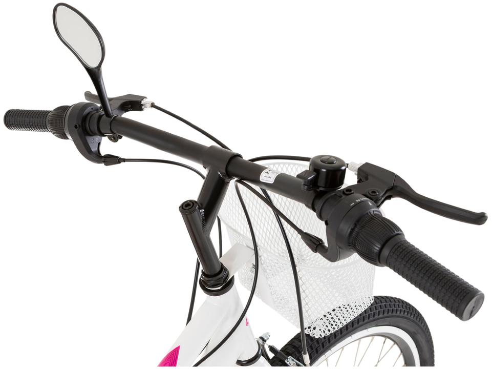 Bicicleta Aro 24 Infantil Caloi Ceci Branca 21 Marchas - 3