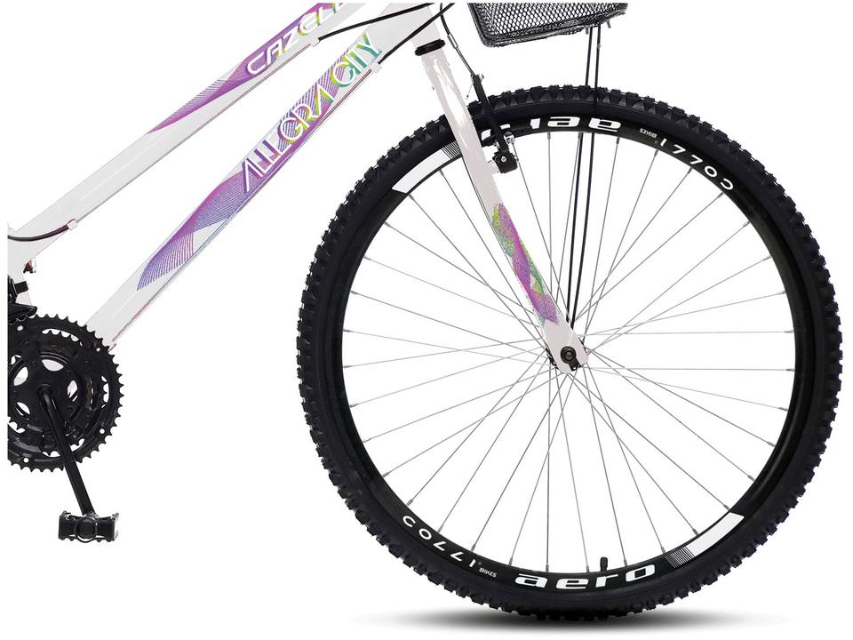 Bicicleta Aro 26 Colli Cazelle Allegra City Freio V-Brake de Aço 18 Marchas - 2