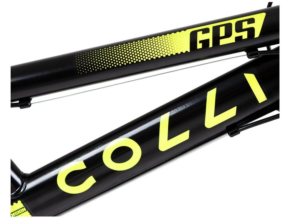 Bicicleta Aro 26 Colli GPS 21 Marchas Freio V-Brake Quadro Aço Carbono - 14