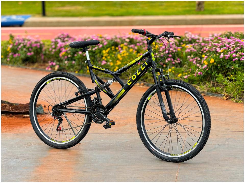 Bicicleta Aro 26 Colli GPS 21 Marchas Freio V-Brake Quadro Aço Carbono - 10