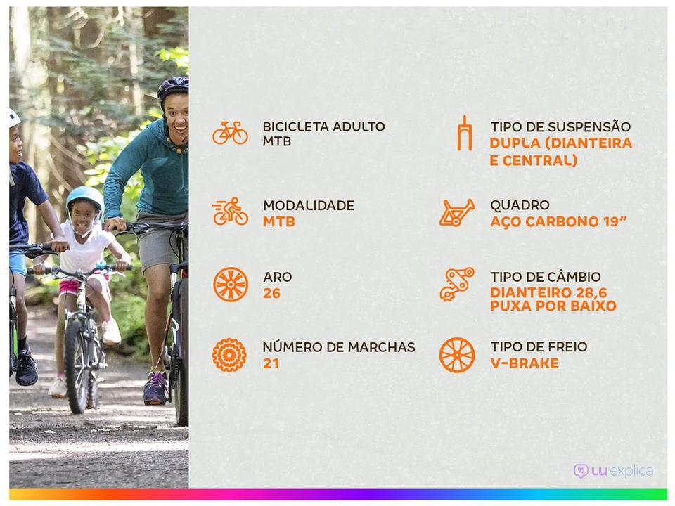 Bicicleta Aro 26 Colli GPS Freio V-Brake - 1