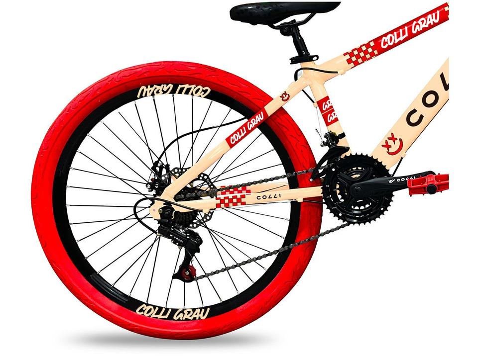 Bicicleta Aro 26" Colli Grau Freio a Disco 21 Marchas - 3