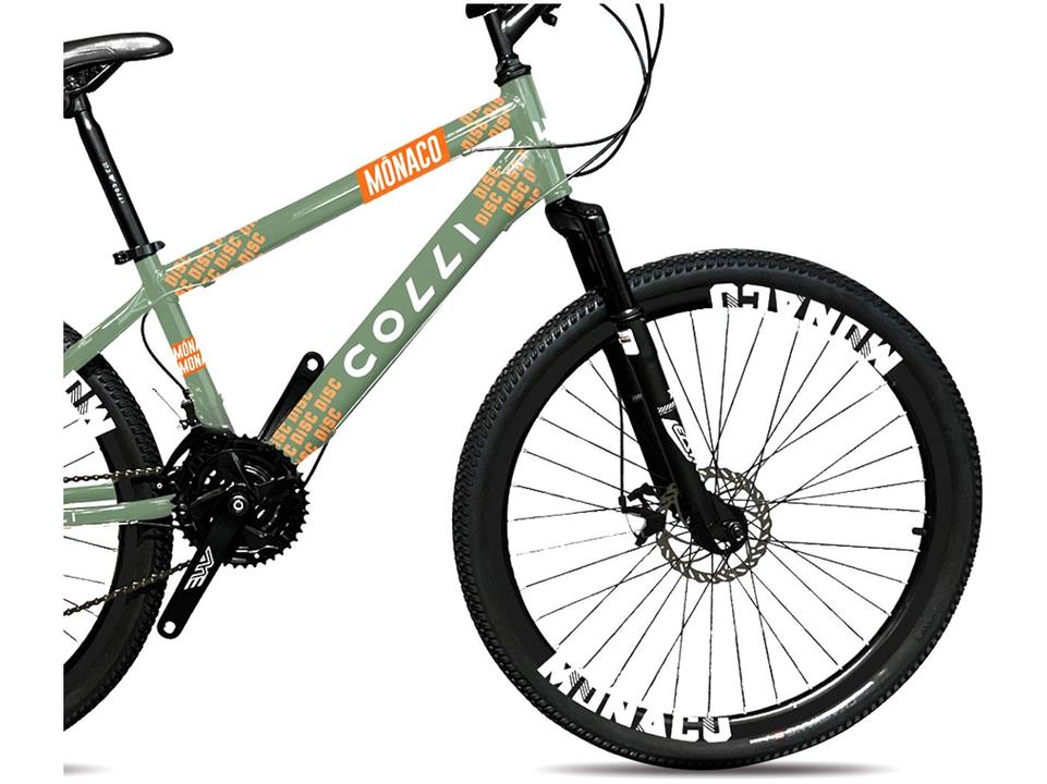 Bicicleta Aro 26 Colli Monaco 21 Marchas Freio a Disco Quadro de Aço - 3