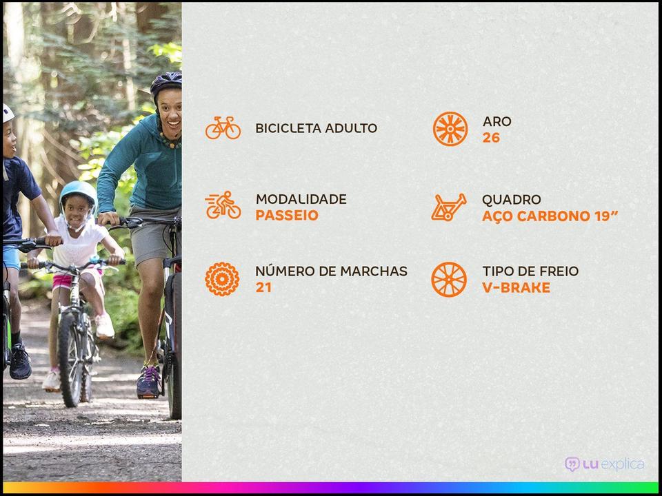Bicicleta Aro 26 Houston Foxer Hammer Aço - 1