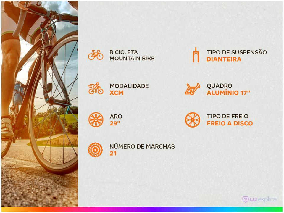 Bicicleta Aro 29 Dropp RS3 Alumínio Freio a Disco - 2