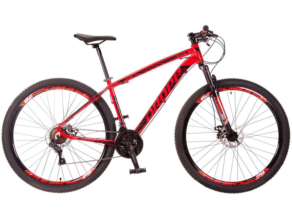 Bicicleta Aro 29 Dropp Z1-X Alumínio Freio a Disco - 21 Marchas Câmbio Shimano