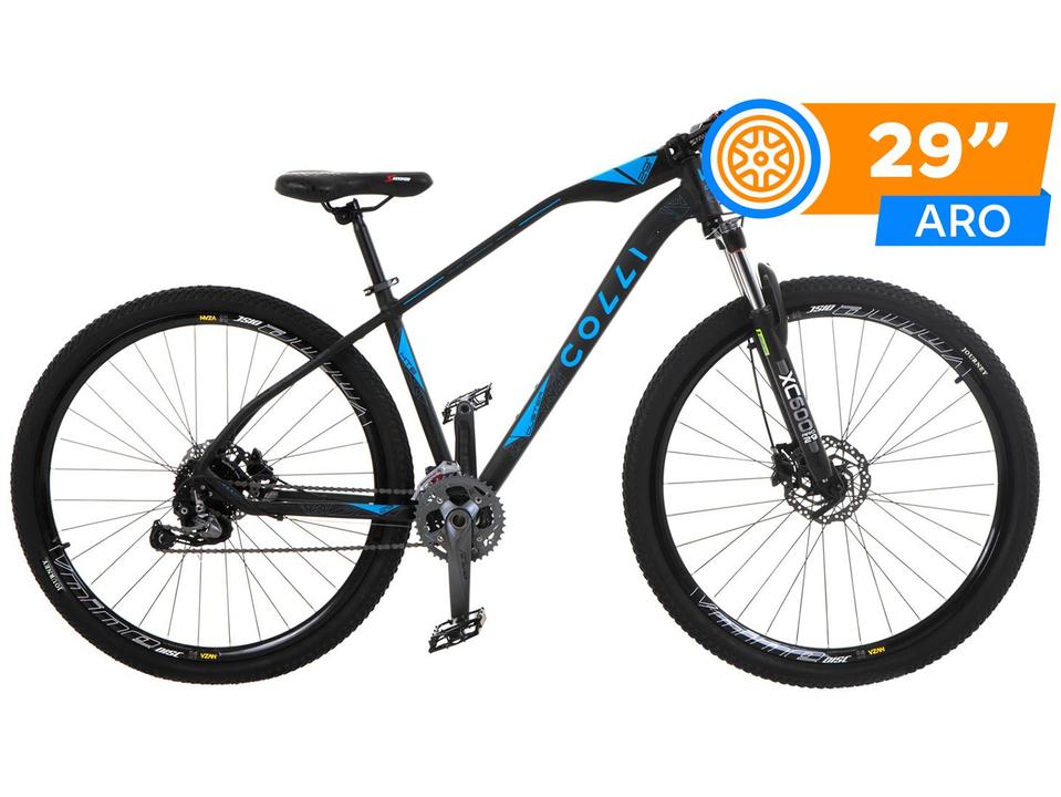 Bicicleta Aro 29 Mountain Bike Colli Duster Freio a Disco 27 Marchas Câmbio Shimano - 1