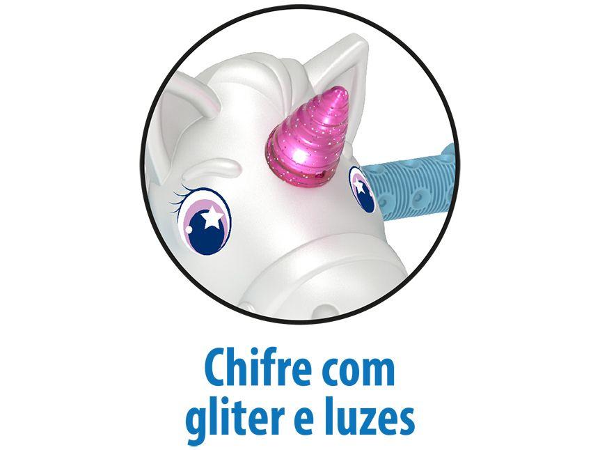 Bicicleta de Equilíbrio Infantil Bandeirante Unicórnio Branca - 5