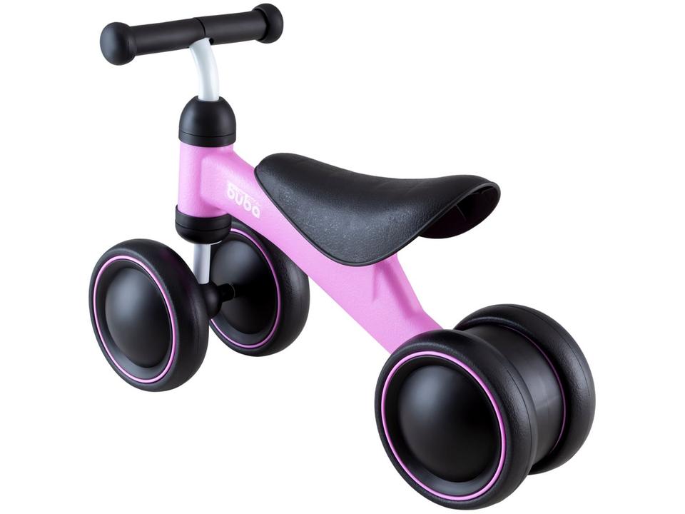 Bicicleta de Equilíbrio Infantil Buba 4 Rodas Rosa - 2
