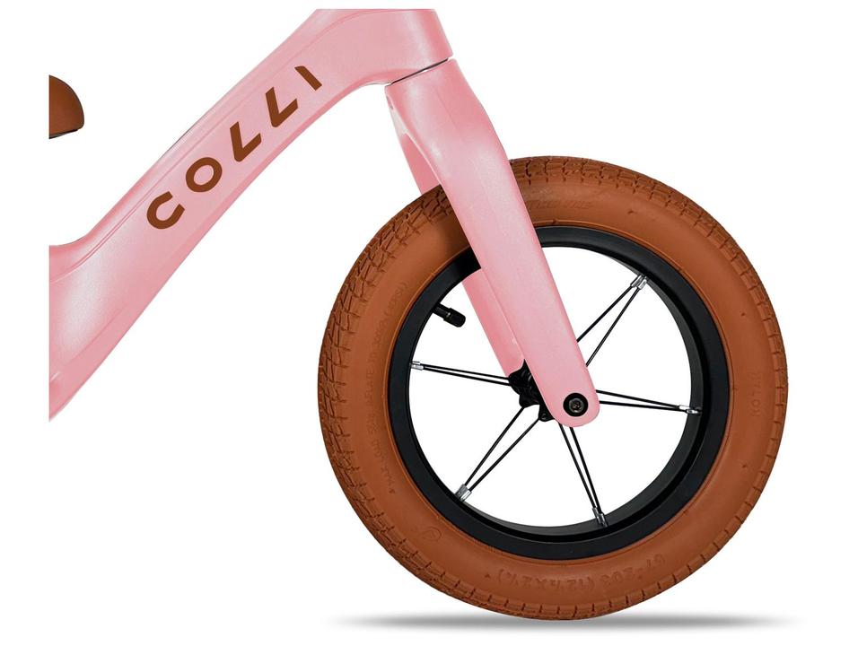 Bicicleta de Equilíbrio Infantil Colli Balance Rosa - 4