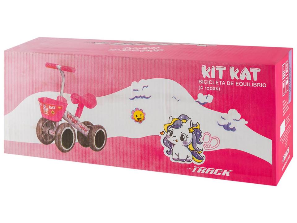 Bicicleta de Equilíbrio Infantil TK3 Track Kit Kat Branca e Pink - 6