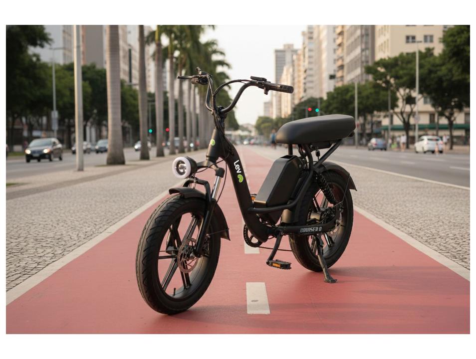 Bicicleta Elétrica Aro 20" Lev Cruiser C 1000W - 1