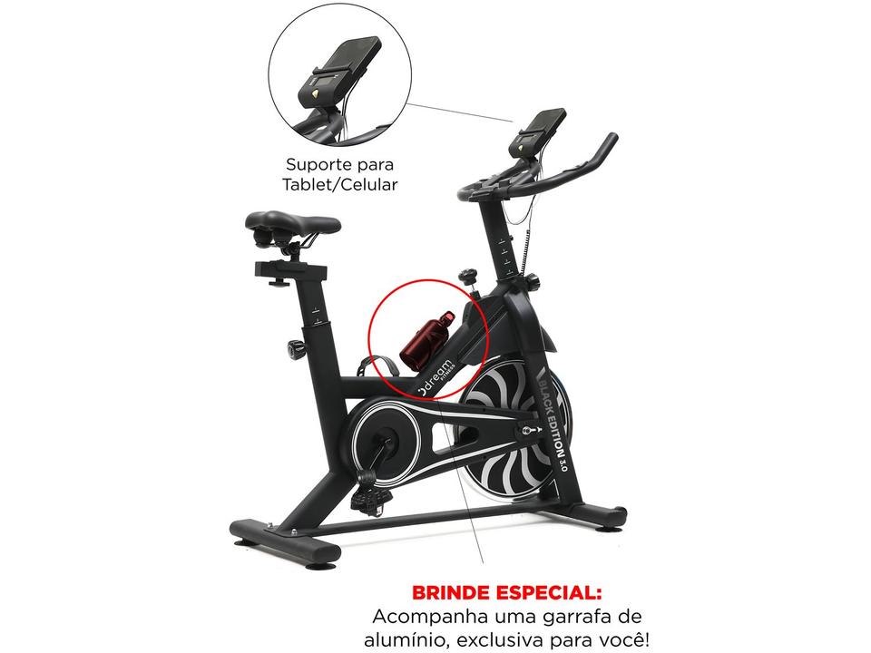Bicicleta Ergométrica Dream Fitness Spinning Black Edition 3.0 120kg - 1