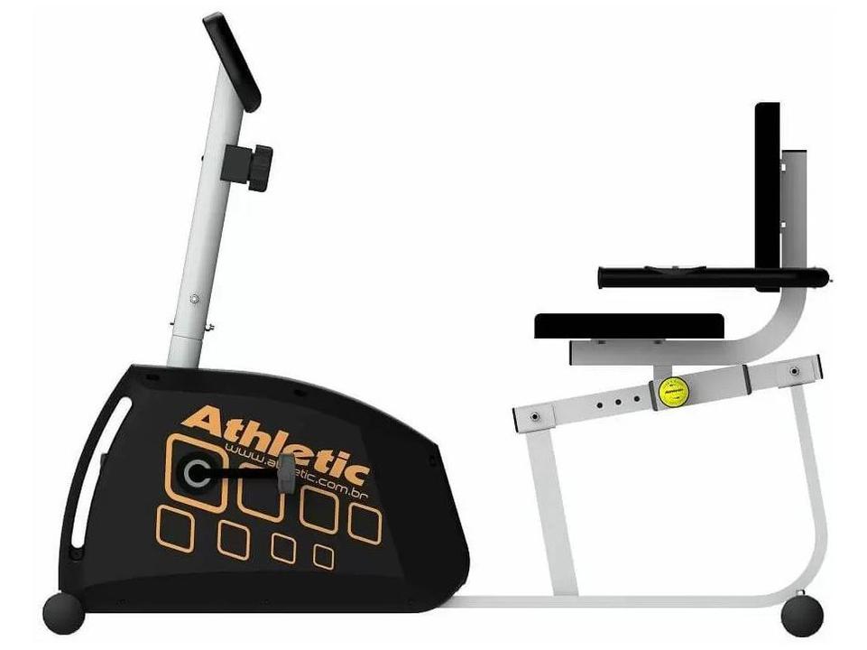 Bicicleta Ergométrica Horizontal Athletic CLBH10 Magnética 150kg - 2