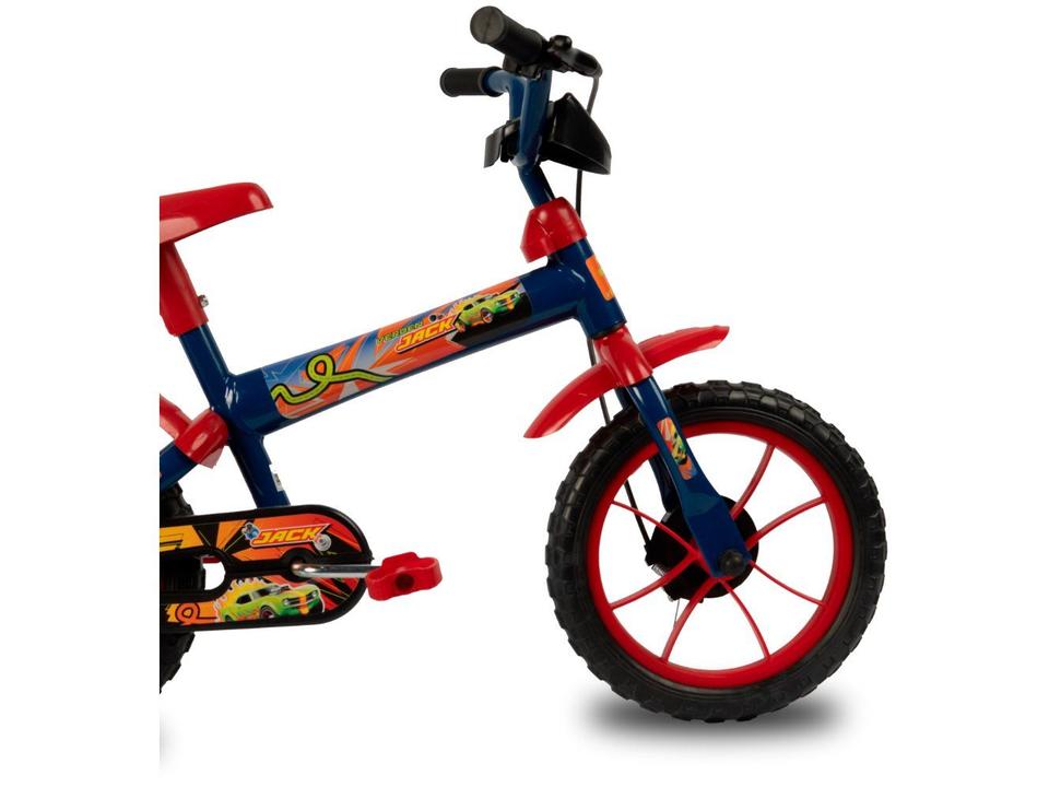 Bicicleta Infantil Aro 12 Verden Bikes Jack Azul e Vermelha com Rodinhas - 4