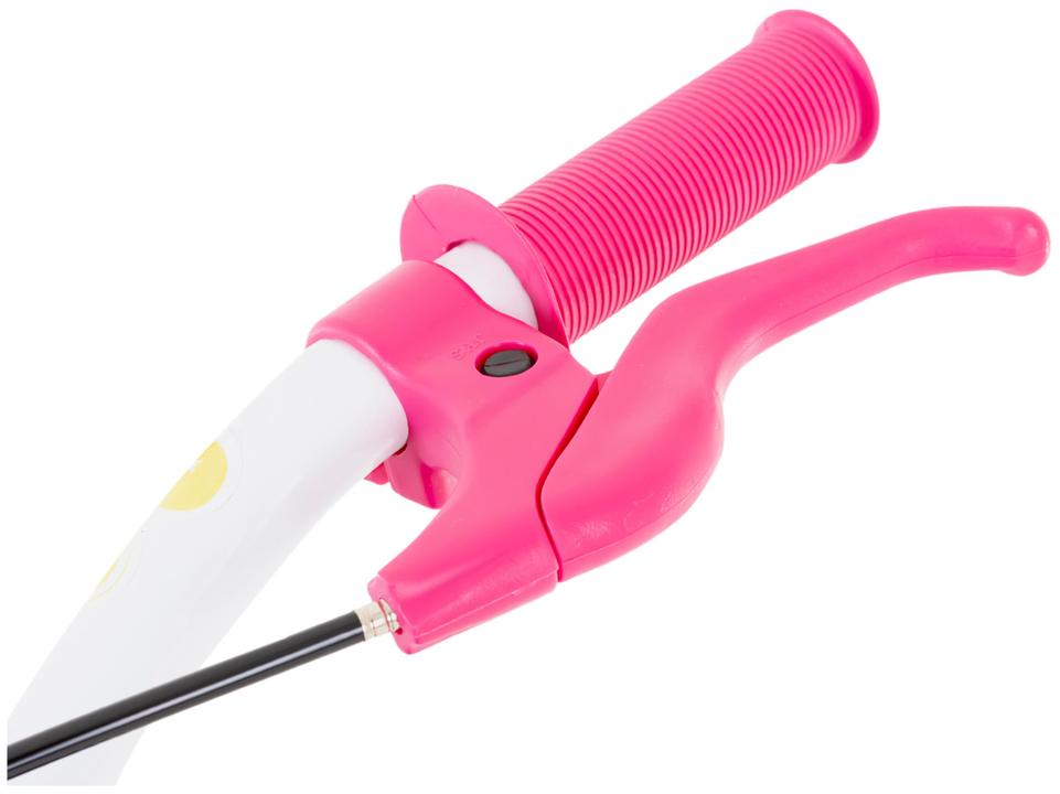 Bicicleta Infantil Aro 16" Caloi Ceci Branco e Rosa com Cestinha Freio V-Brake - 12