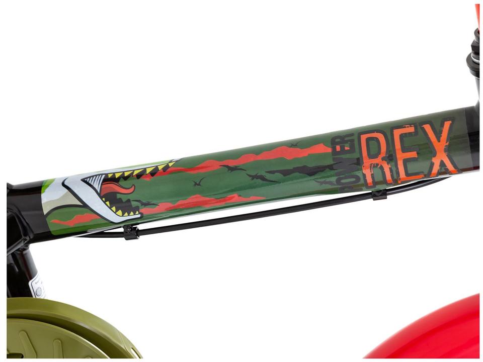 Bicicleta Infantil Aro 16 Caloi Rex Preta - 8