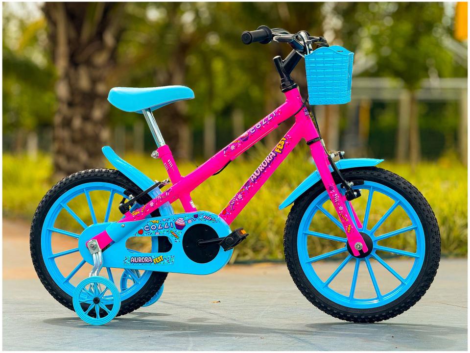 Bicicleta Infantil Aro 16 Colli Aurora Fest - 12