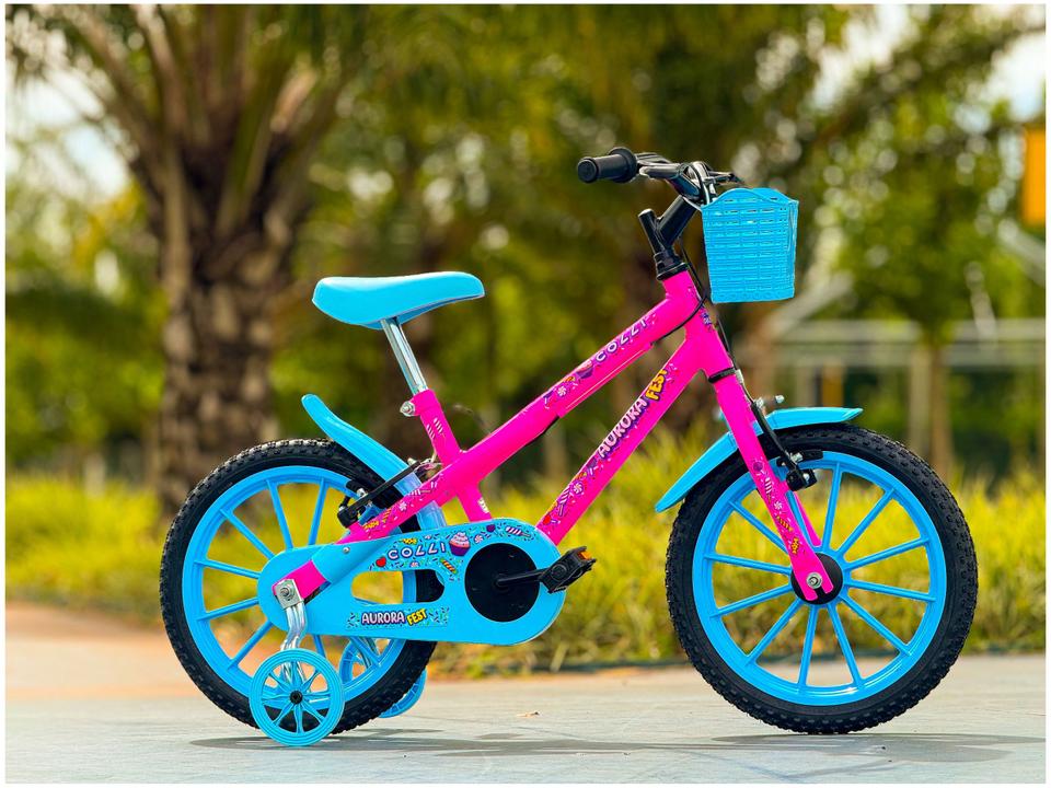 Bicicleta Infantil Aro 16 Colli Aurora Fest - 11