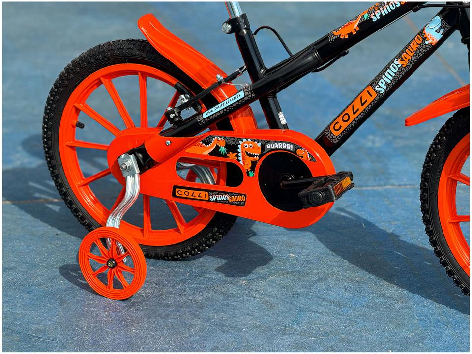 Bicicleta Infantil Aro 16 Colli Spinossauro - 8