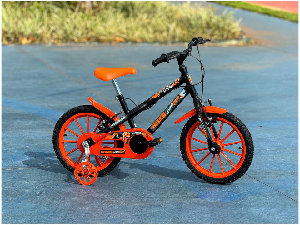 Bicicleta Infantil Aro 16 Colli Spinossauro - 11