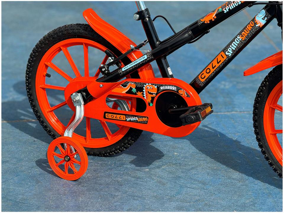 Bicicleta Infantil Aro 16 Colli Spinossauro - 8