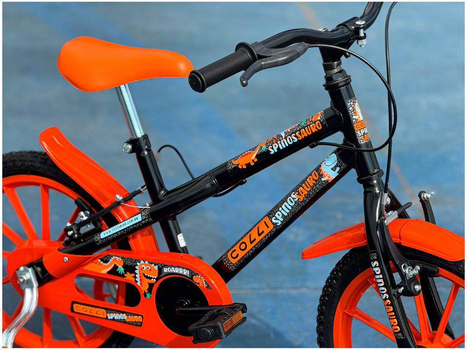 Bicicleta Infantil Aro 16 Colli Spinossauro - 10