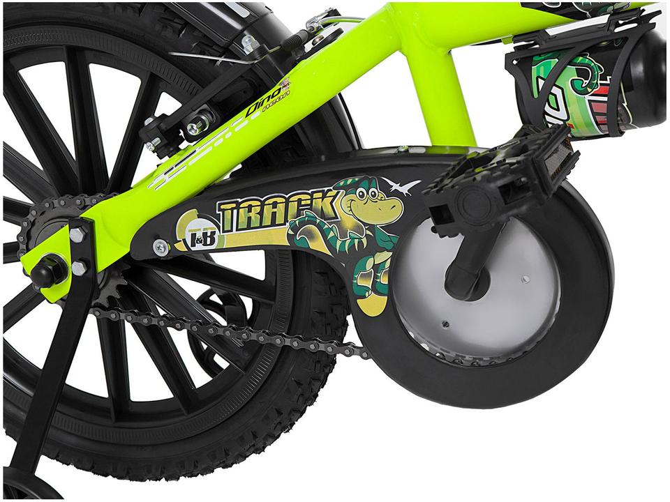 Bicicleta Infantil Aro 16 Track & Bikes Dino Neon - Freio V-Brake - 6