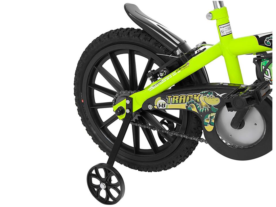 Bicicleta Infantil Aro 16 Track & Bikes Dino Neon - Freio V-Brake - 5