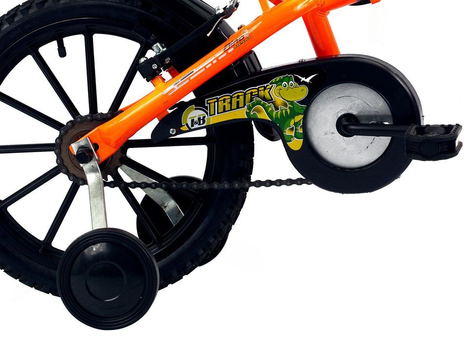 Bicicleta Infantil Aro 16 Track & Bikes Dino Neon - 1