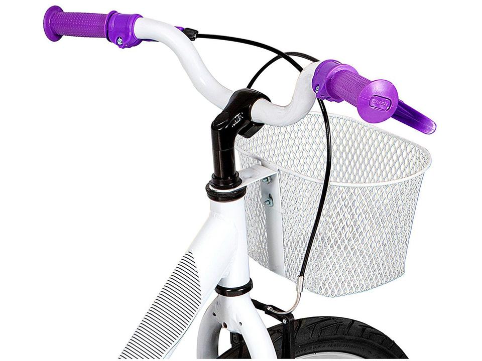 Bicicleta Infantil Aro 20 Caloi Ceci Branca - 4