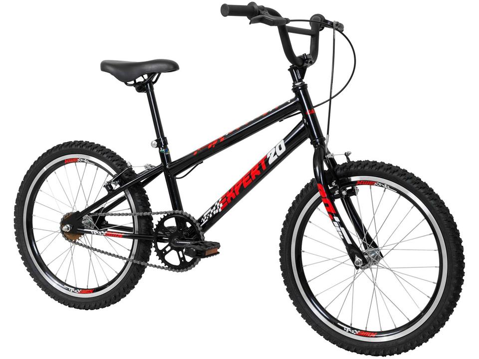 Bicicleta Infantil Aro 20" Caloi Expert Preto Freio V-Brake - 1