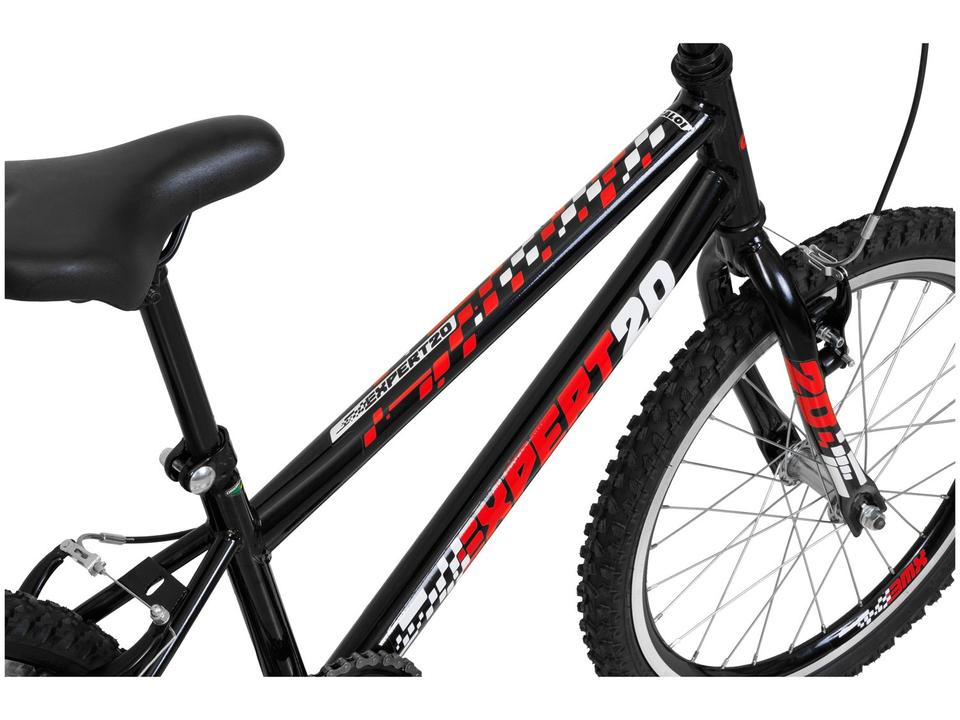 Bicicleta Infantil Aro 20" Caloi Expert Preto Freio V-Brake - 3