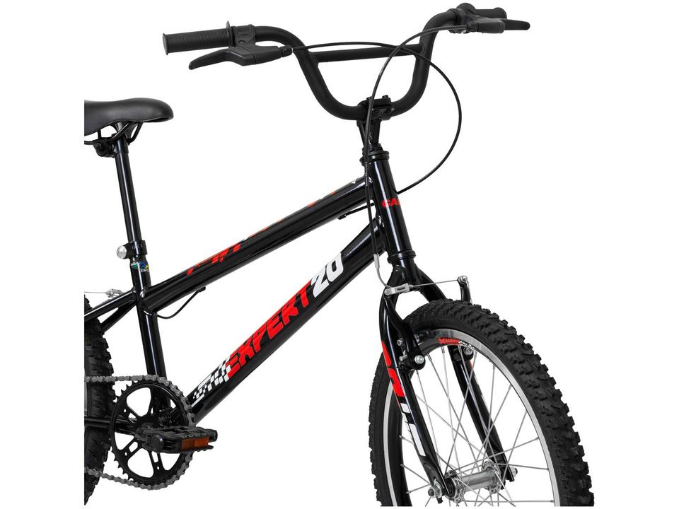 Bicicleta Infantil Aro 20" Caloi Expert Preto Freio V-Brake - 2